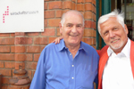 Vorstand Oswald Miksch mit dem Direktor des Wirtschaftsmuseums, Herrn Hans Hartweger; © R. Kvech