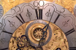 Detail Standuhr, 18. Jhdt.; © J. Eminger